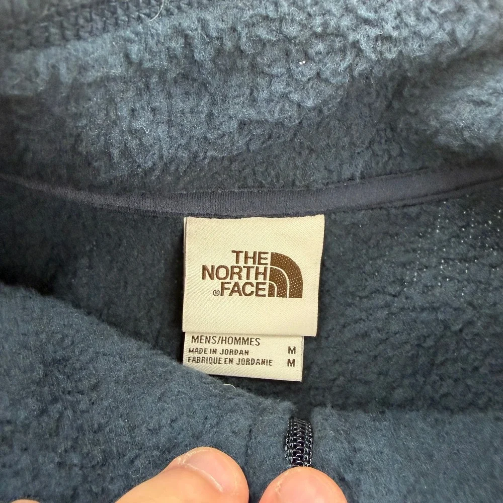 The North Face Sweater Fleece Vest Mens M Blue Full Zip Kentucky In Vegas 2021